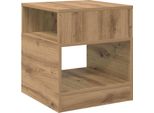 Syfax™ Tavolino Rovere Artigianale 40,5 X 40 X 45 Cm Legno Multistrato