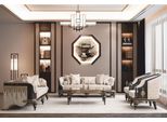 Casa Padrino Set Da Salotto Barocco Beige / Marrone / Oro - Mobili Barocchi