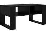Syfax™ Tavolino Da Salotto Rovere Nero 92 X 53 X 45 Cm