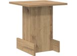 Syfax™ Tavolino Rovere Artigianale 35,5 X 35 X 40 Cm Legno Multistrato