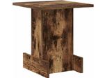 Vidaxl Tavolino In Rovere Fumé 35,5 X 35 X 40 Cm Materiale In Legno
