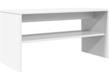 Mobile Tv Vidaxl Bianco 80 X 35 X 40 Cm Materiale In Legno