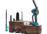 Motosega Elettrica, Tagliapali Telescopico, Motore Ad Alte Prestazioni, Blu
