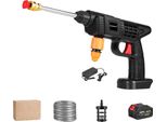 Pistola Ad Acqua Ad Alta Pressione, Funzionamento Senza Fili, Pulizia Versatile, 1X Set Di Batterie