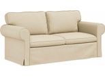 Vidaxl Divano Crema Dimensioni Totali: 175 X 82 X 80 Cm (L X P X A) Velluto