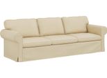 Vidaxl Divano Crema Dimensioni Totali: 245 X 82 X 80 Cm (L X P X A) Velluto