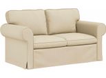 Vidaxl Divano Crema Dimensioni Totali: 155 X 82 X 80 Cm (L X P X A) Velluto