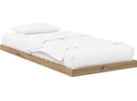 Vidaxl Base Letto Artisan In Rovere 76,5 X 200 Cm Materiale Ligneo