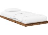 Vidaxl Base Letto In Legno Riciclato 86,5 X 200 Cm Materiale Ligneo
