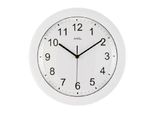 Ams 5934 Orologio Da Parete Radiocontrollato Analogico Bianco Tondo Liscio