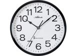 Atlanta 4378/7 Orologio Da Parete Radiocontrollato Analogico Bianco Nero Rotondo