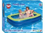 Happy People® 77785 Happy People® Planschbecken Family Pool 200,0 X 150,0 X 50,0 Cm