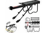 Wisfor Portapacchi In Alluminio Per Bicicletta Max 50KG Per Mountain Bike Portapacchi 24" 26"" 29"" Regolabile Leva Sgancio Rapido Reggisella"