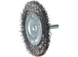 Brilliant Tools BT103107 Spazzola A Disco, Ø 75 Mm Con Supporto Da 6 Mm