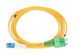 Extralink LC/UPC-SC/APC Patchcord Monomodale, Duplex, G652D, Pvc, 3 Mm, 1 M