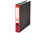 Esselte Lever Arch, A4, Cartone, 5 Cm, Marmo, Dorso Rosso.