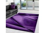 Tappeto Miami A Pelo Corto Rettangolare 160X230Cm Viola 6590