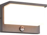 Applique Led Antracite 'Nestos' IP54 13W 3000K