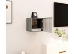 The Living Store Parete Tv Grey Sonoma 30,5X30X30 Cm