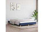 The Living Store Rete Da Letto Blu 140X200 Cm Tessuto