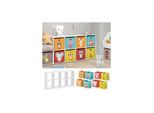 Vicco BüCherregal Wandregal Standregal Scutum Weiß Raumteiler Kinder-Faltboxen