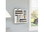 Maison Exclusive - Mensola Da Parete Bianca 45,1X16X45,1 Cm Materiale Ligneo