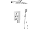 Set Doccia A Incasso Cubemix Con Rubinetto, 2 Uscite, Cromo