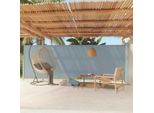 The Living Store Tenda Laterale Estensibile 180X600 Cm Grigio