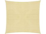The Living Store Tenda Da Sole 160 G/M² Beige 4,5X4,5 M Hdpe