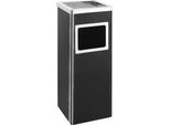 The Living Store Cestino Con Posacenere Hotel 36 L Acciaio Nero