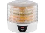 Essiccatore Di Frutta First Austria FA-5126-8, 380 W, 5 Livelli, Senza Bpa, Termostato, Timer Regolabile, Da 35 A 70 °C, Bianco