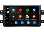 Autoradio Android Da 9 Pollici Con 128 Gb Per Suzuki SX4 2006-2014 Carplay Android Auto Navigatore Bluetooth Dab+ Telecamera Posteriore