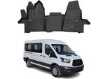 2015-2025 Ford Transit Tappetini Tpe Nero 1 Pezzo