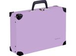 Oxybag Valigia Quadrata In Metallo Laminato - Pastelini Viola