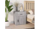 Maison Exclusive - Comodino Grigio Sonoma 50X36X60 Cm Materiale Ligneo