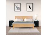 Maison Exclusive - Comodini 2 Pz. Nero 50X35X61,5 Cm Legno Massello Di Pino