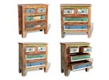 Vidaxl Cassettiera A 4 Cassetti In Legno Vecchio - Armadio - Armadi - Credenza - Credenze