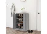 Vidaxl Scarpiera Grigio Sonoma 60X35X92 Cm Materiale A Base Di Legno - Scarpiera - Ripiani Per Scarpe - Armadietto Per Scarpe - Armadietto Per Scarpe