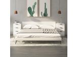 Vidaxl Comodini 2 Pz. Bianco 40X36X65 Cm - Comodino - Comodini - Armadio - Comodino