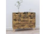 Maison Exclusive - Credenza Rovere Fumo 90X30X72 Cm In Legno Multistrato