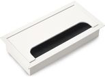 Emuca 15,9X8 Cm Passacavo Da Tavolo Trasparente Trasparente Taglia Unica