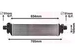 Van Wezel 37004664 - Intercooler Oe 1302264 Per Trax, Mokka X (J13)