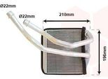 Van Wezel 17016701 Scambiatore Di Calore Radiatore Per Riscaldamento Interno Per Opel Combo Furgone / Estate (X12) Combo Combi / Tour (X12) Per Fiat Doblo Furgone / Estate (263)