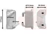 Van Wezel 59013704 Radiatore Olio Motore Per Volvo XC60 (156) Per Polestar Polestar 1