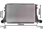 Van Wezel 58004377 - Intercooler Oe 1K0145803AE Per Maggiolino (5C), Golf Vi, Jetta Iv