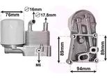 Van Wezel 18003598 Radiatore Dell'olio Olio Motore Per Ford Focus (Daw, Dbw) Focus Estate (Dnw) Transit Connect (P65, P70, P80) Focus Notchback (Dfw)