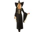 Bristol Novelty - Abito Costume "Strega"" BN6036 (M) (Nero/Oro)"