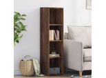 Maison Exclusive - Credenza Alta Effetto Rovere Marrone 30X41X124 Cm Materiale Ligneo