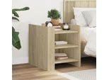 Vidaxl Comodino Rovere Sonoma 45X50X50 Cm Materiale A Base Di Legno