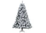 Jopassy 150Cm Albero Di Natale Artificiale Fiocchi Di Neve Bianchi Per La Decorazione Di Natale